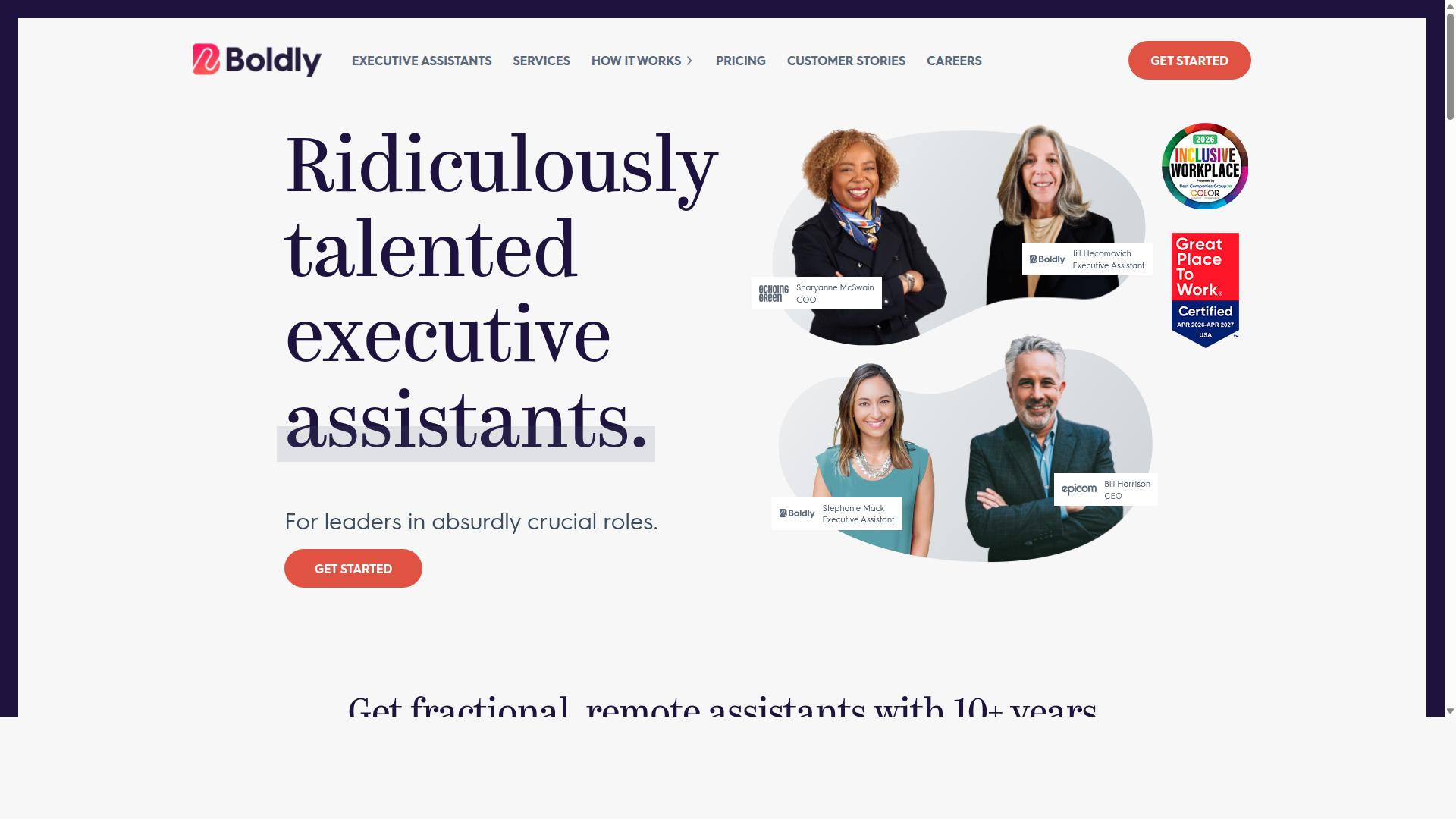 Boldly website
